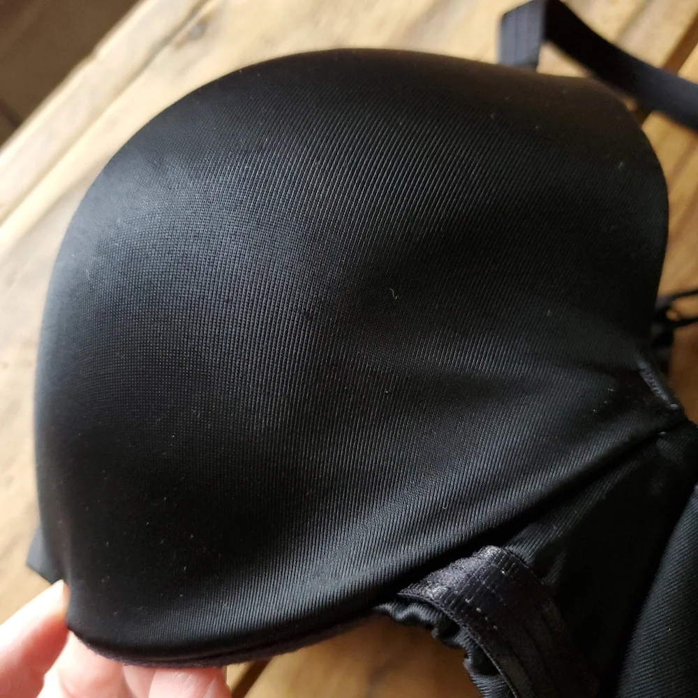 Bali One Smooth & Concealing Underwire Bra Black Women's Size 38C